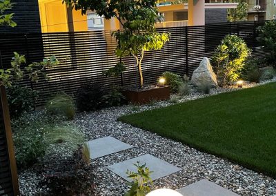 giardino di lusso progettato da progetto verde